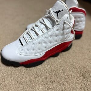 Air Jordan 13 Retro White Red Sneakers